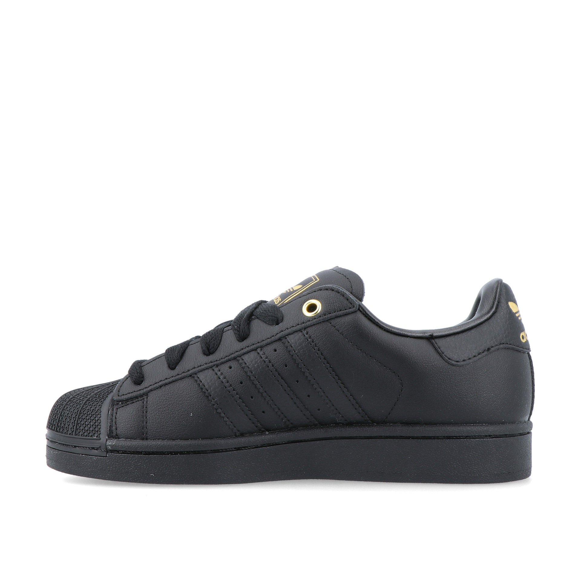 adidas Originals Superstar II J Core Black / Gold Met.