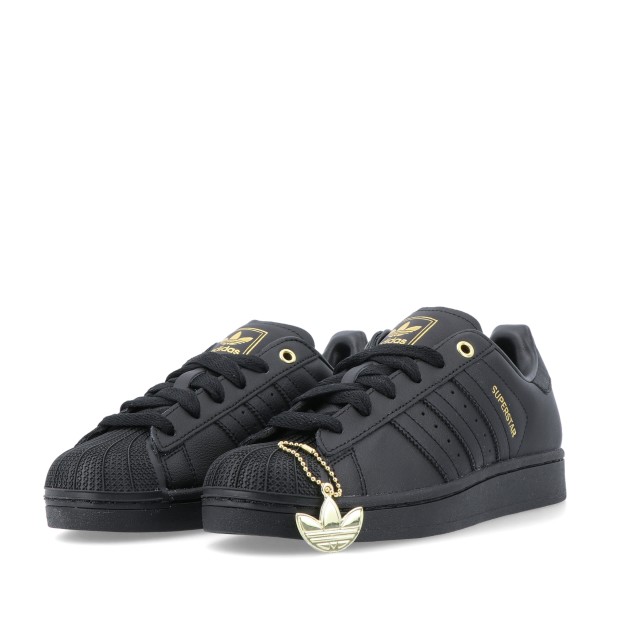 adidas Originals Superstar II J Core Black / Gold Met.