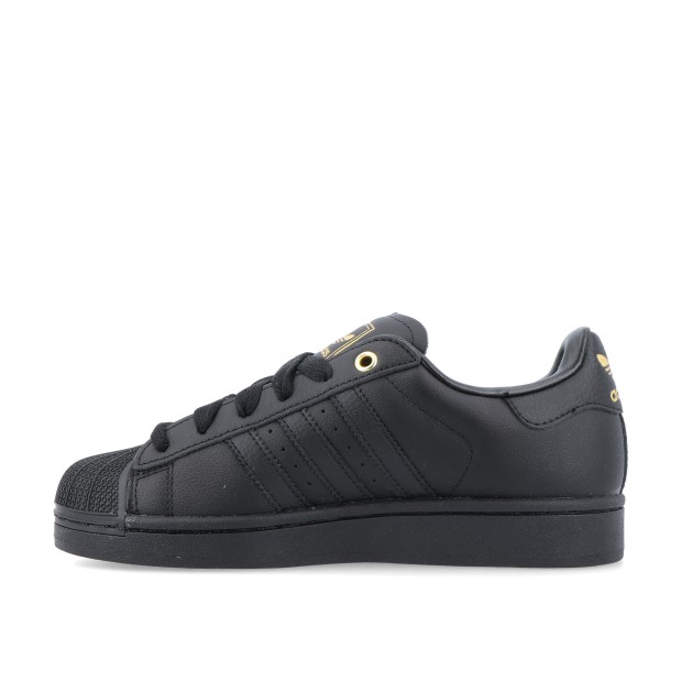 adidas Originals Superstar II J Core Black / Gold Met.