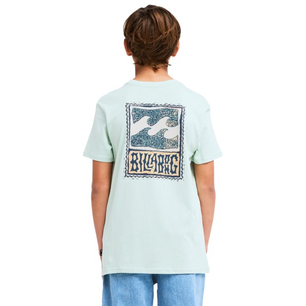 Billabong T-shirt Stamp Vintage Green