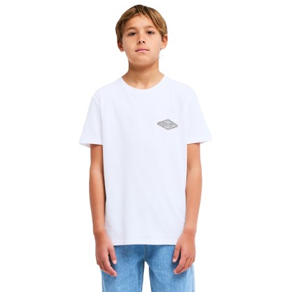Billabong T-shirt Crayon Wave White