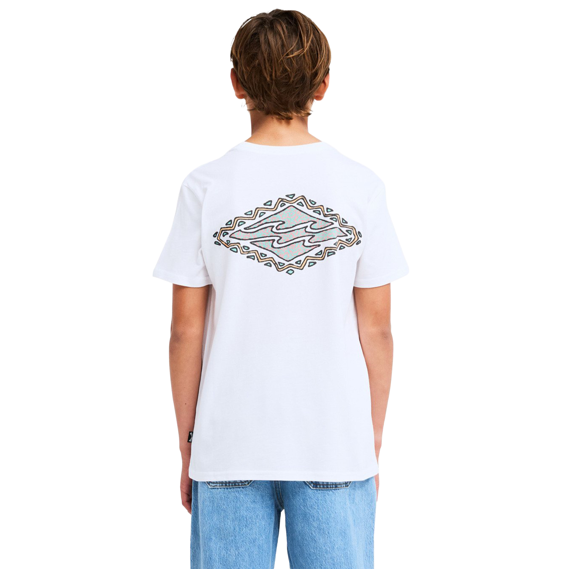 Billabong T-shirt Crayon Wave White