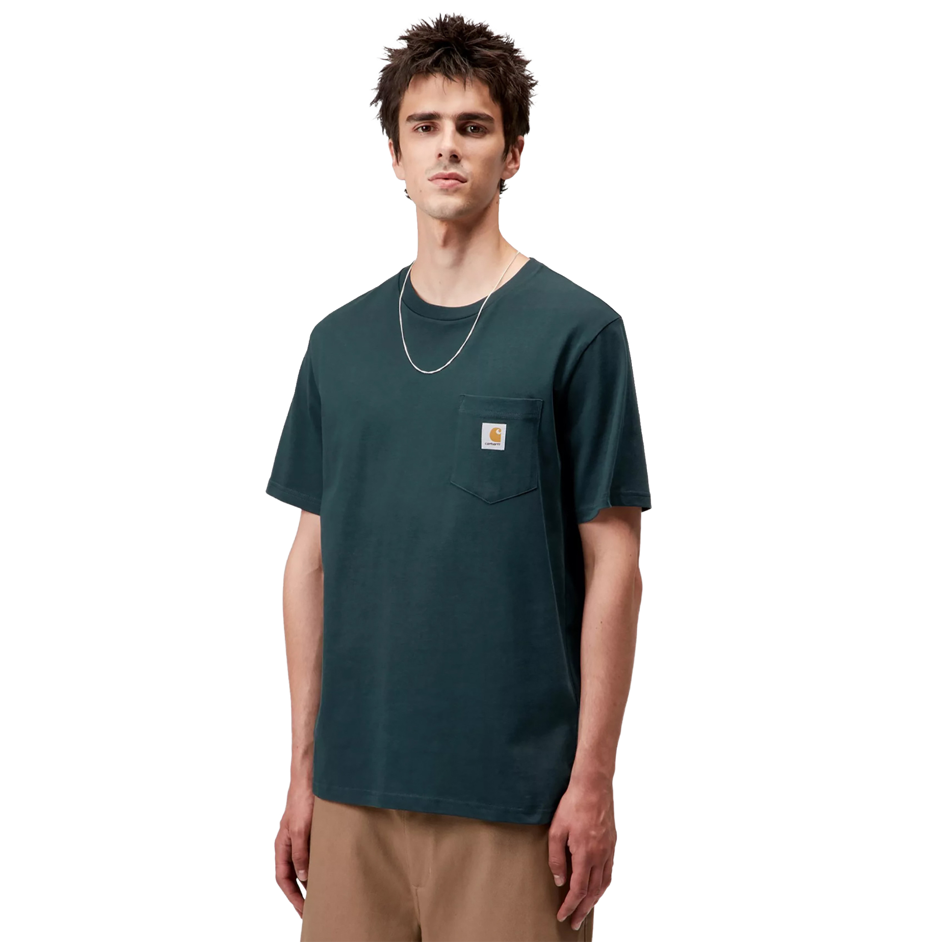 Carhartt Wip T-shirt Pocket Deep Lagoon