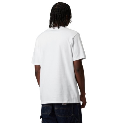 Carhartt Wip T-shirt Script White/Black