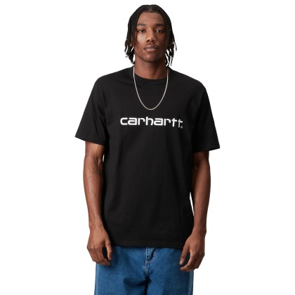 Carhartt Wip T-shirt Script Black/White