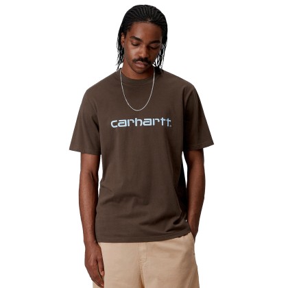Carhartt Wip T-shirt Script Liberica  Air Sky