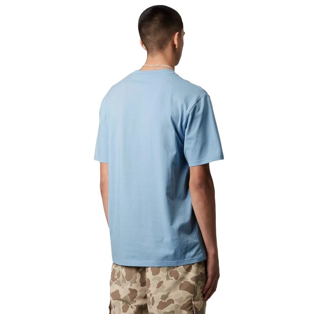 Carhartt Wip T-shirt Script Bluebird Fleur De Sel