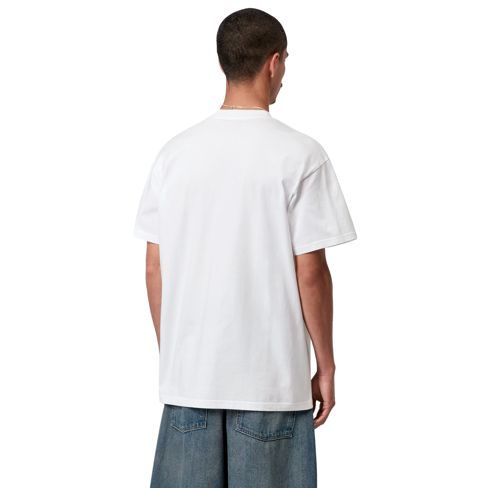 Carhartt Wip T-shirt Pocket Heart White Black