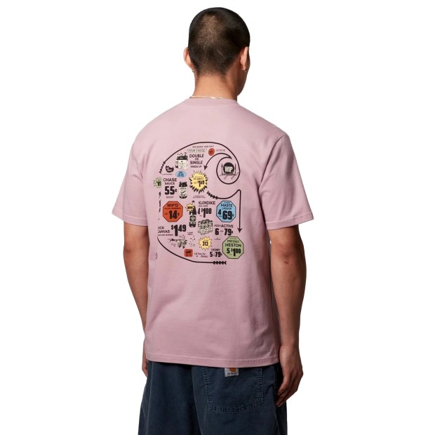 Carhartt Wip T-shirt Catalogue C Logo Hortensia