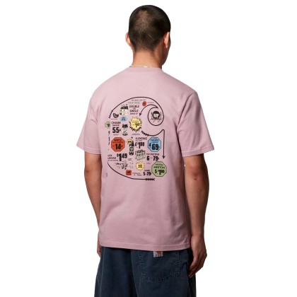 Carhartt Wip T-shirt Catalogue C Logo Hortensia