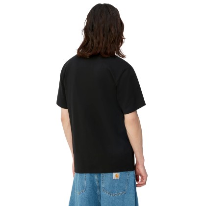 Carhartt Wip T-shirt University Black  White