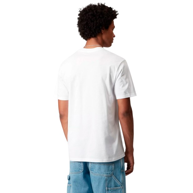 Carhartt Wip T-shirt Solar Chrome Script White