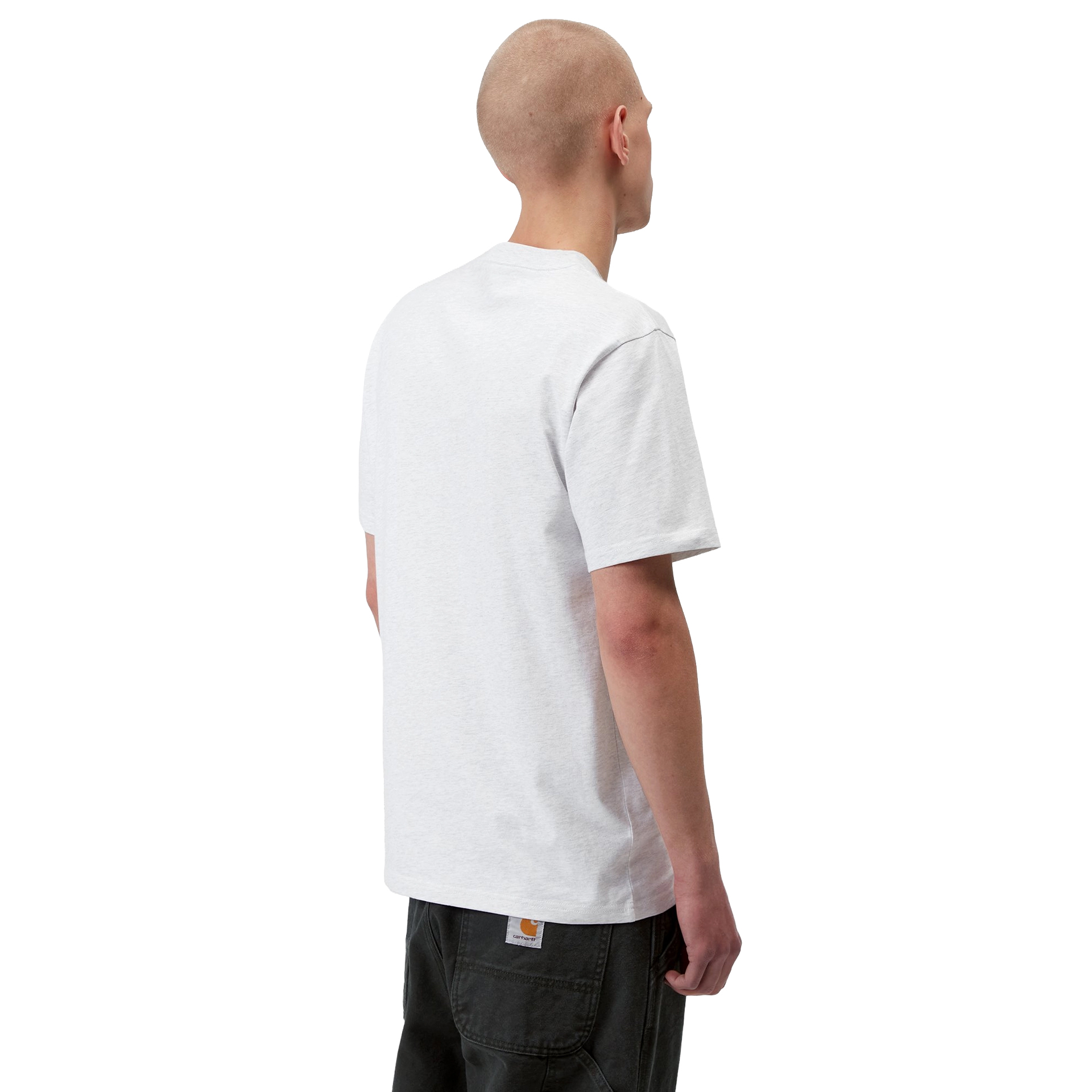 Carhartt Wip T-shirt Script Ash Heather / Cozy Purple
