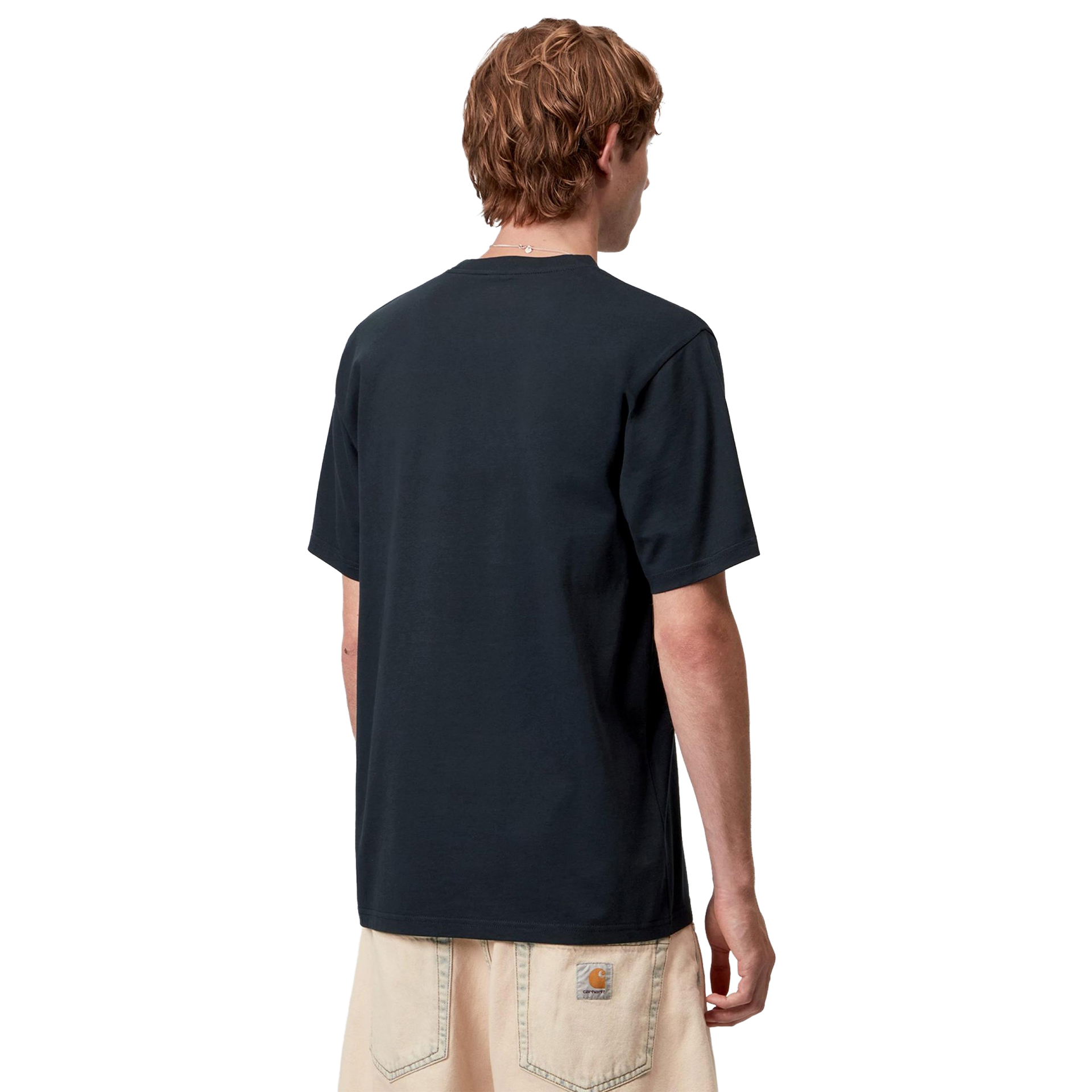 Carhartt Wip T-shirt Script Deep Night Palisander