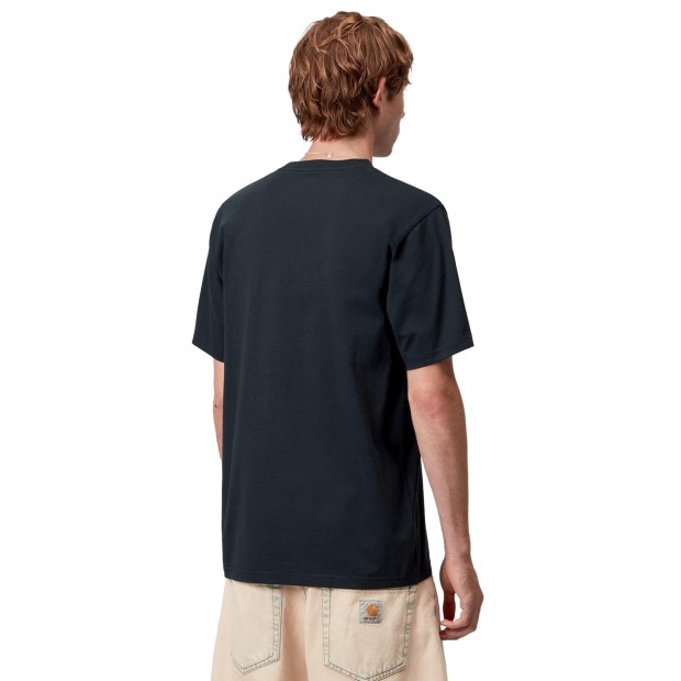 Carhartt Wip T-shirt Script Deep Night Palisander