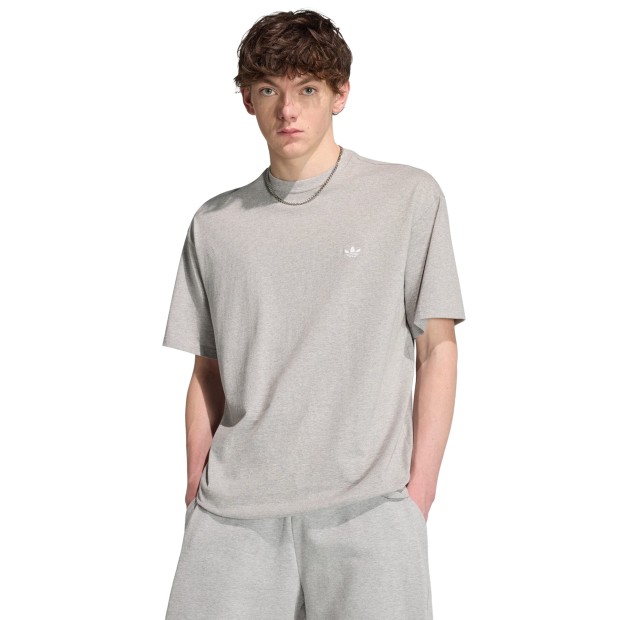 adidas Originals T-shirt Trefoil Essentials Loose Grey / Medium Grey Heather