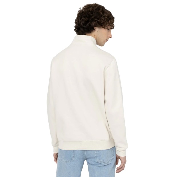 Dickies Sweat Oakport Quarter Zip Whitecap Gray