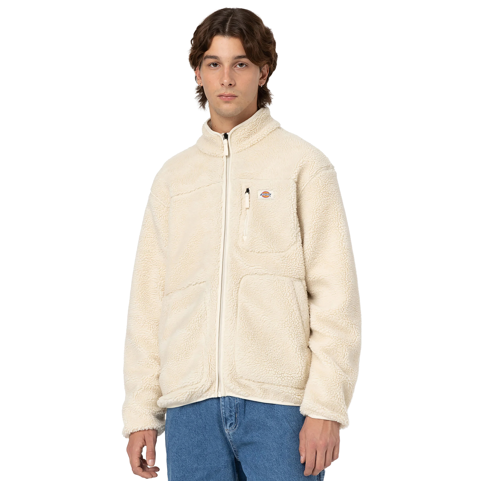 Dickies Casaco Mount Hope Fleece Whitecap Gray