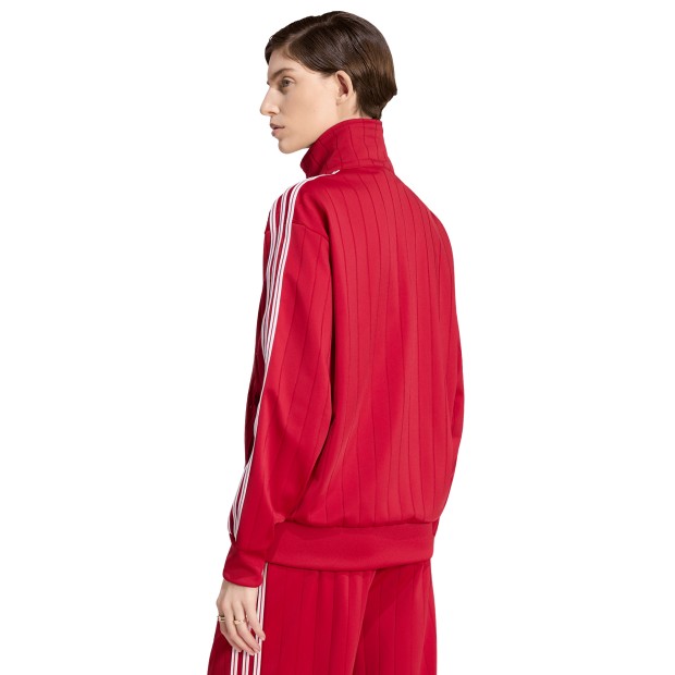 adidas Originals Casaco Pinstripe Firebird Loose Red / Team Victory Red