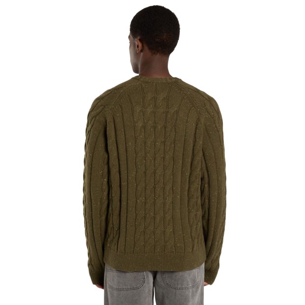 Dickies Camisola Vanleer Cable Military Green