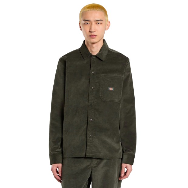 Dickies Camisa Corduroy Olive Green