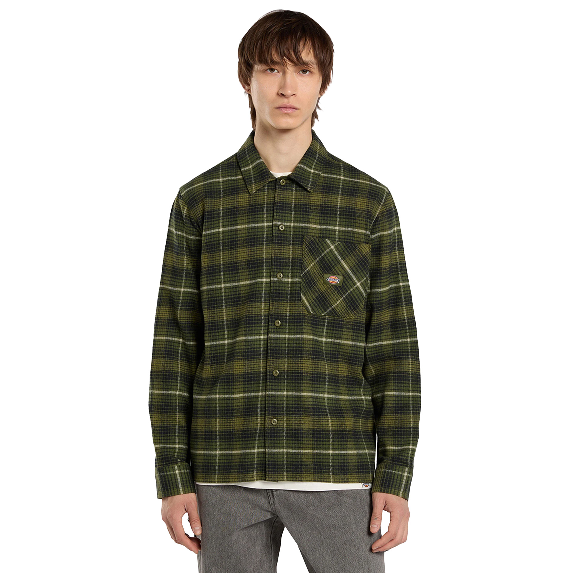 Dickies Camisa Forest Check Cypress