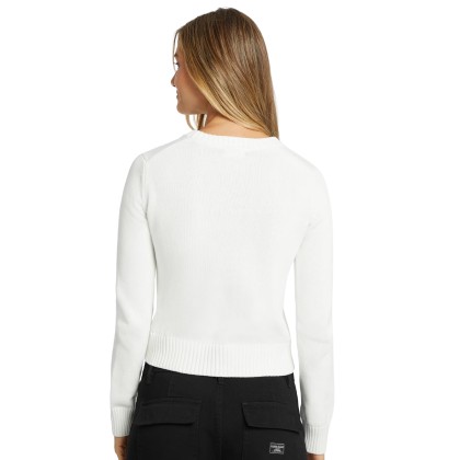 Guess Camisola Intarsia Warm White