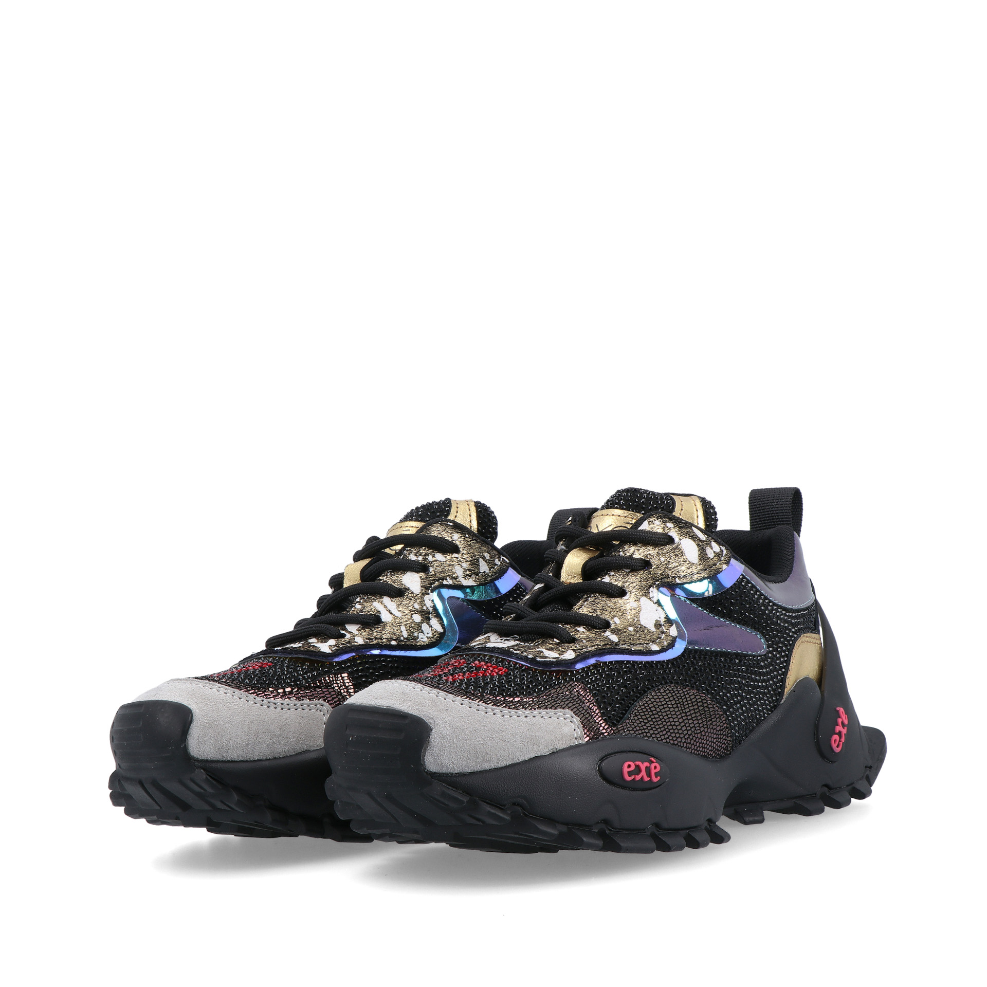 Exé 4032-1a Leather Black/gold