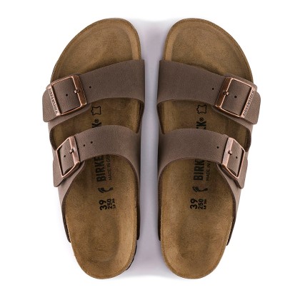 Birkenstock Arizona Birkibuc Narrow Mocha