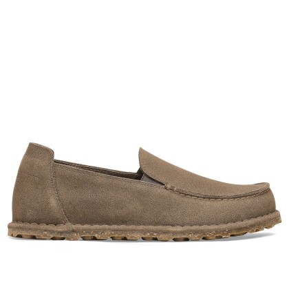 Birkenstock Utti Suede Leather Gray Taupe