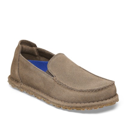 Birkenstock Utti Suede Leather Gray Taupe