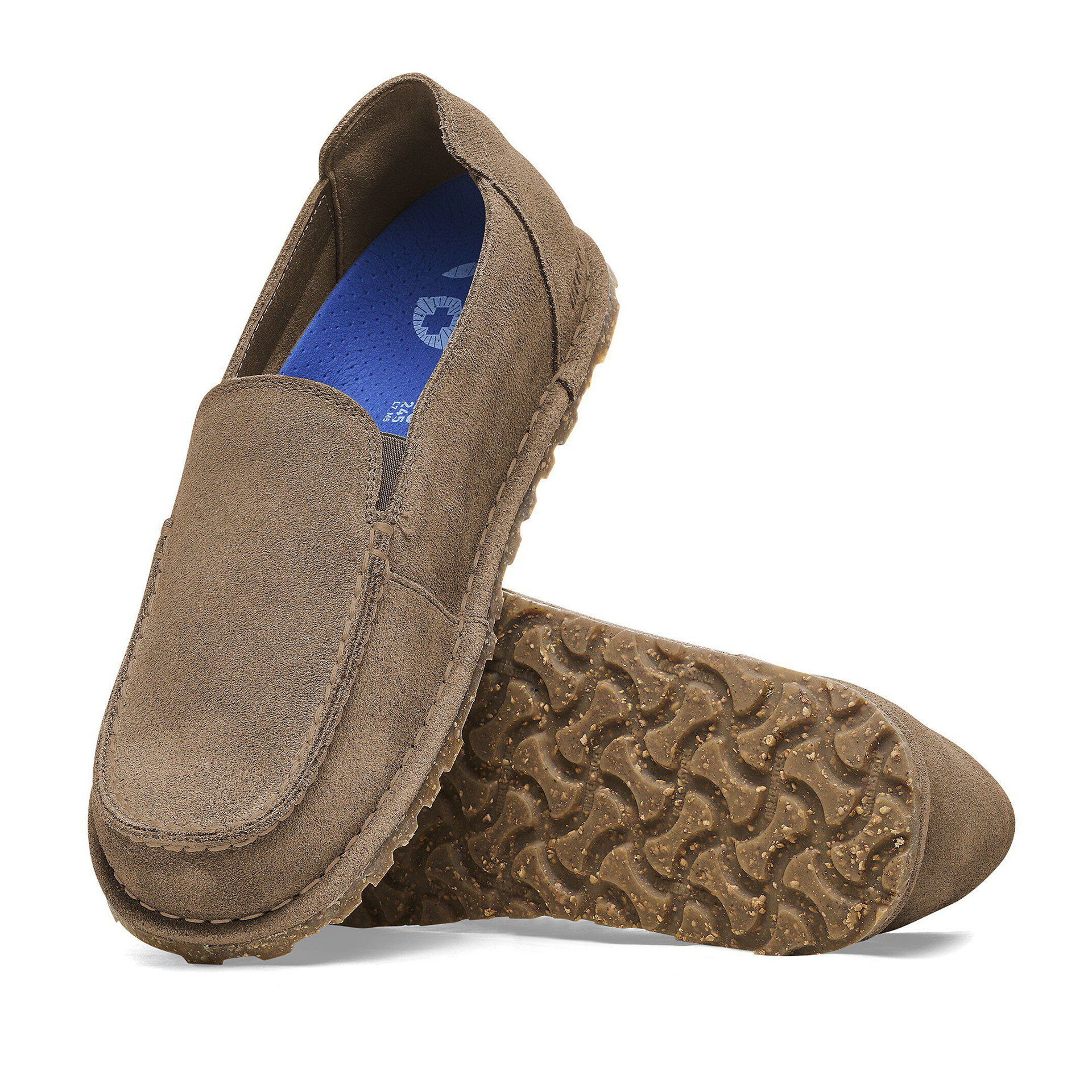 Birkenstock Utti Suede Leather Gray Taupe