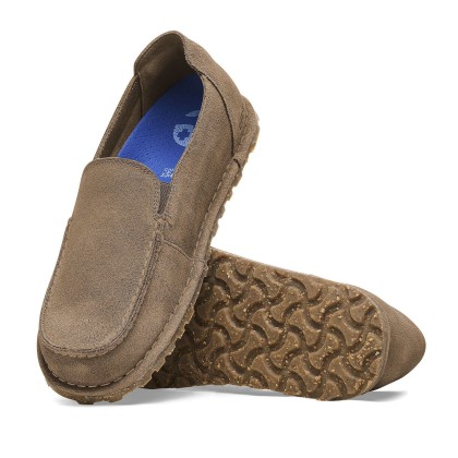 Birkenstock Utti Suede Leather Gray Taupe