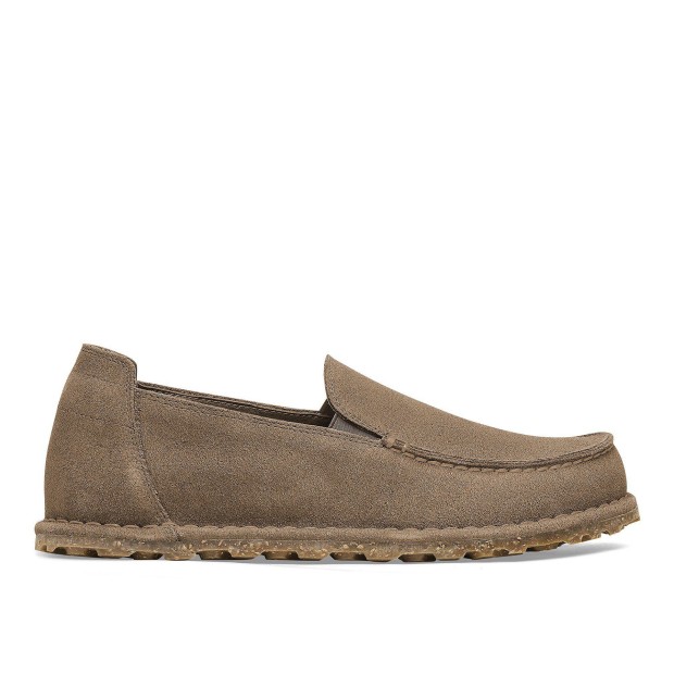 Birkenstock Utti Suede Leather Gray Taupe