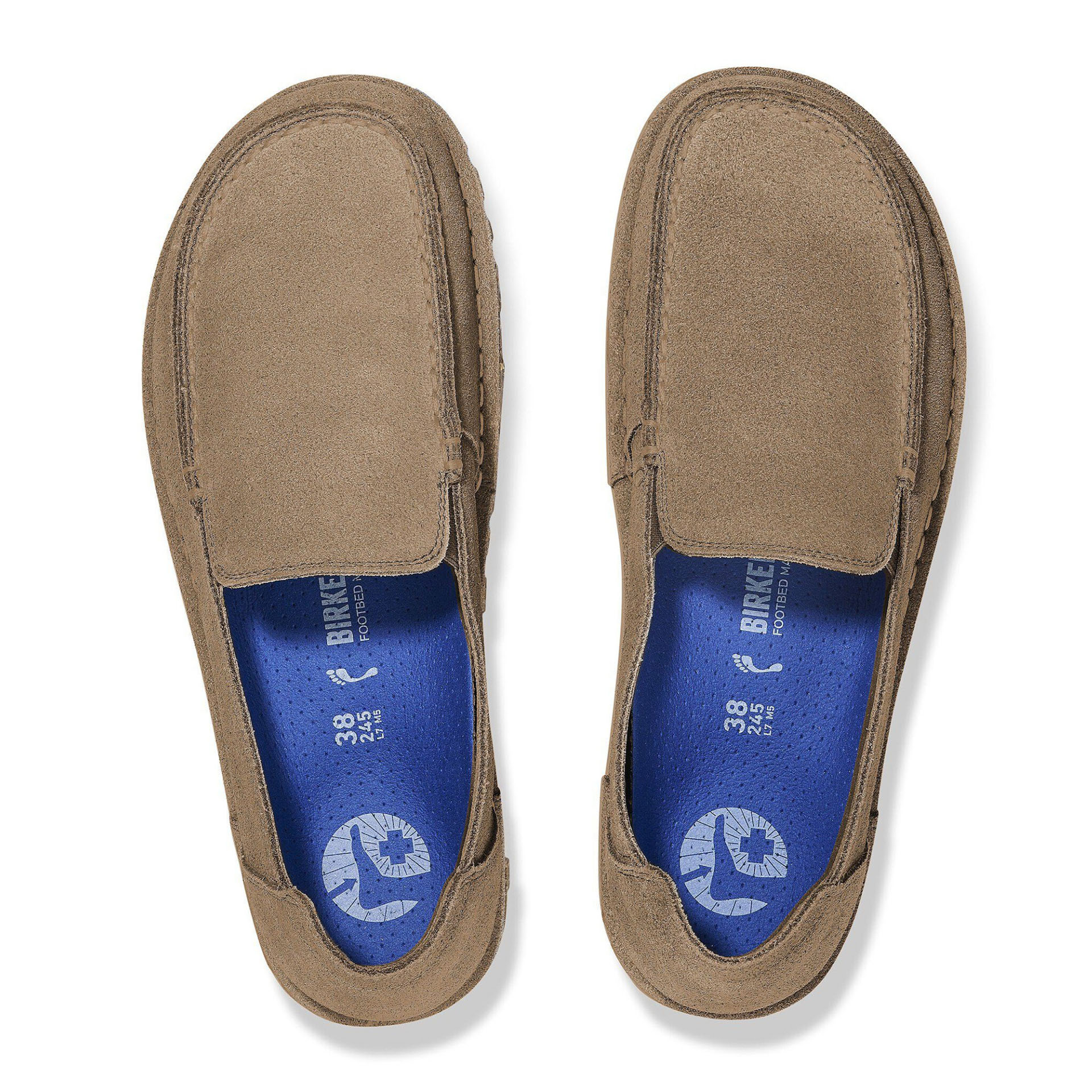 Birkenstock Utti Suede Leather Gray Taupe