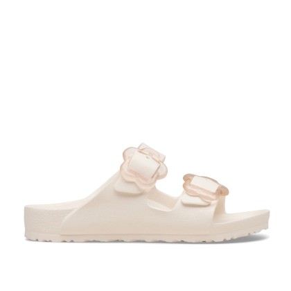 Birkenstock Arizona Flower Eva Narrow Eggshell