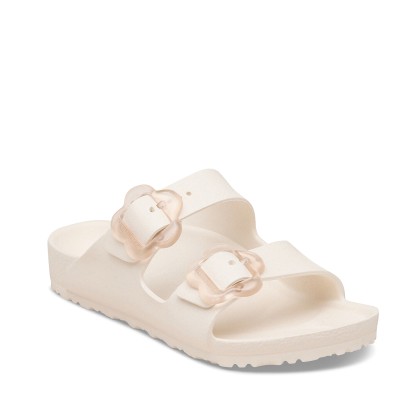 Birkenstock Arizona Flower Eva Narrow Eggshell