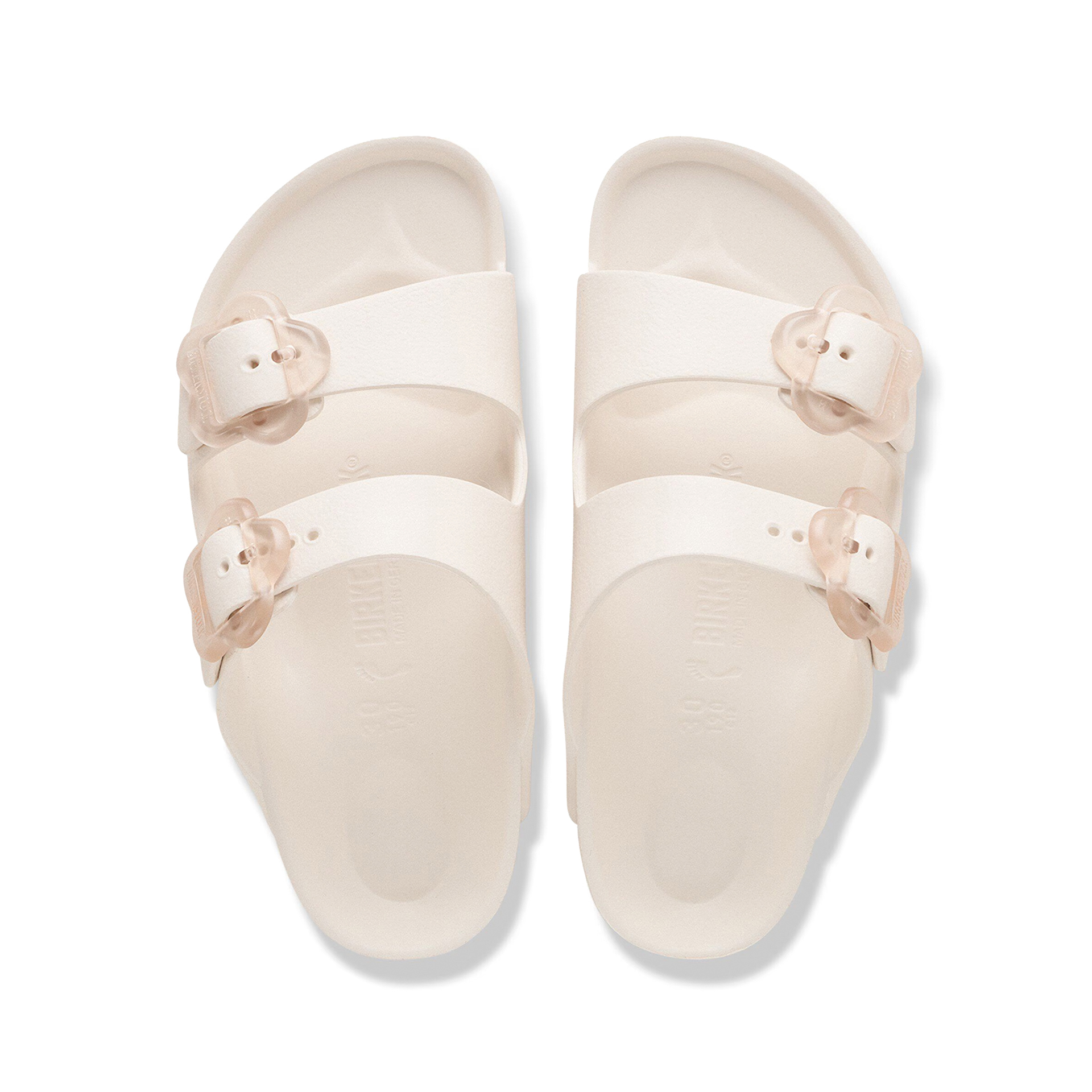 Birkenstock Arizona Flower Eva Narrow Eggshell