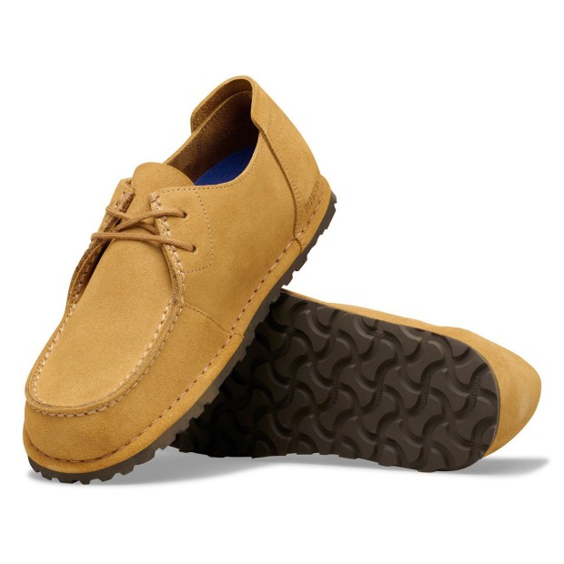Birkenstock Utti Lace Suede Leather Cork Brown