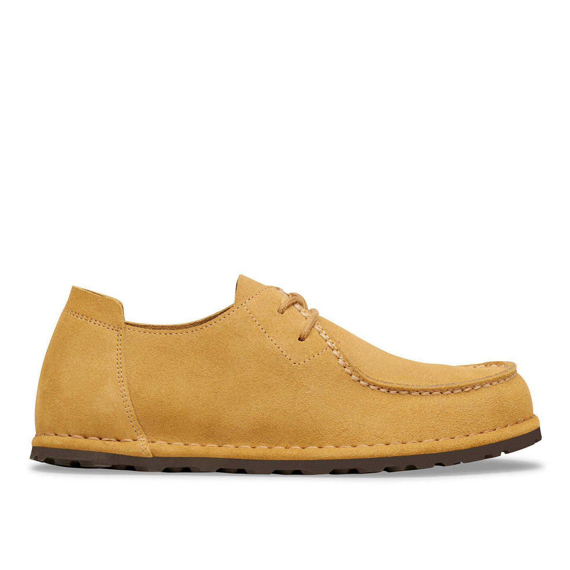 Birkenstock Utti Lace Suede Leather Narrow Cork Brown