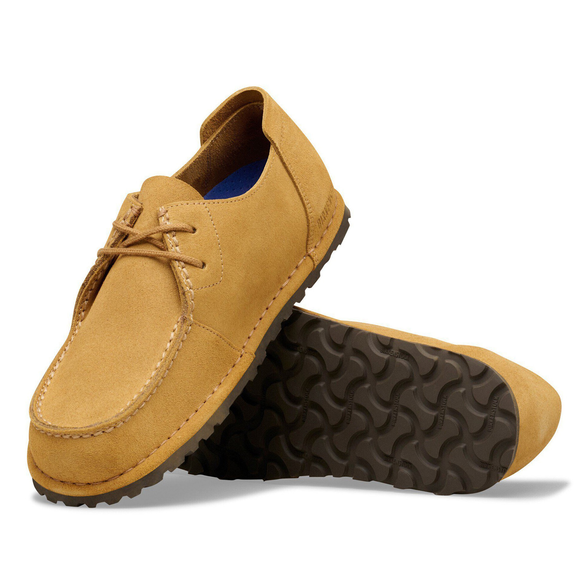 Birkenstock Utti Lace Suede Leather Narrow Cork Brown