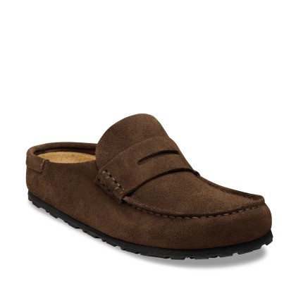 Birkenstock Naples Wrapped Suede Leather Narrow Carafe