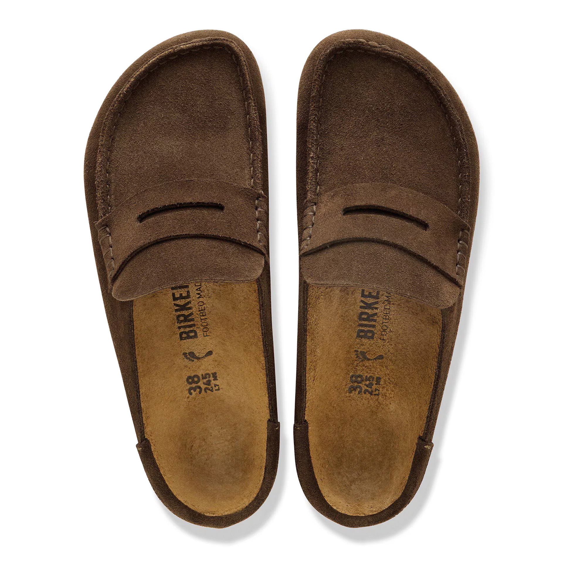 Birkenstock Naples Wrapped Suede Leather Narrow Carafe
