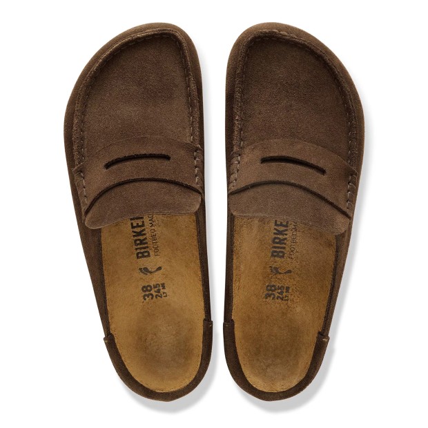 Birkenstock Naples Wrapped Suede Leather Narrow Carafe