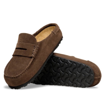 Birkenstock Naples Wrapped Suede Leather Narrow Carafe