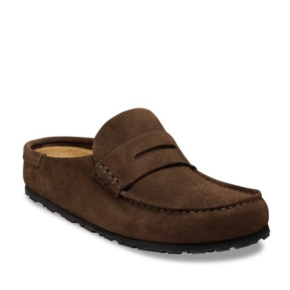 Birkenstock Naples Wrapped Suede Leather Narrow Carafe
