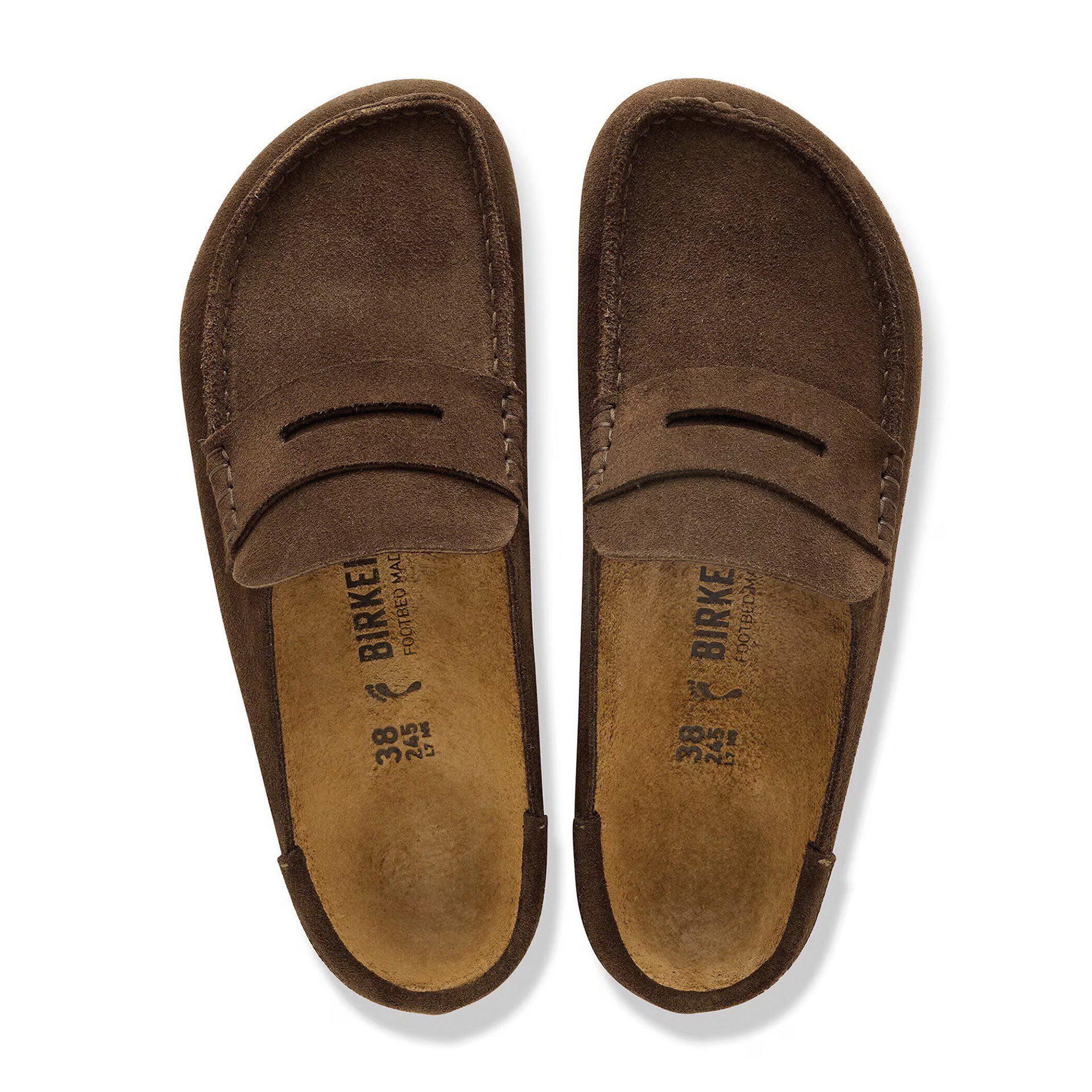 Birkenstock Naples Wrapped Suede Leather Narrow Carafe
