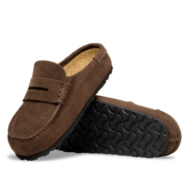 Birkenstock Naples Wrapped Suede Leather Narrow Carafe