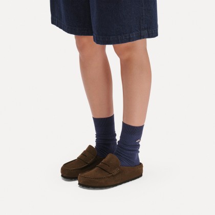 Birkenstock Naples Wrapped Suede Leather Narrow Carafe
