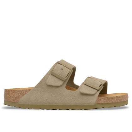 Birkenstock Arizona Suede Leather Faded Khaki